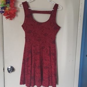 Red Skater dress